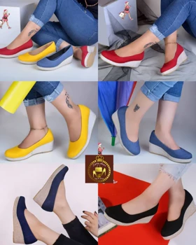 کفش لژدار حصیری زنانه
