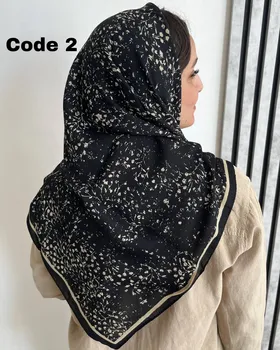 روسری حریر کرپ اورجینال 4100