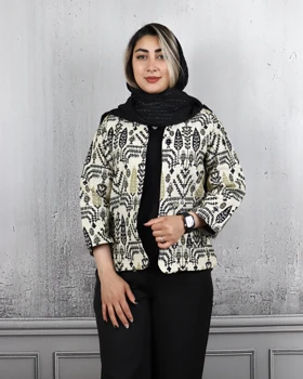کت گلیمی بغل چاک‌دار زنانه 0827
