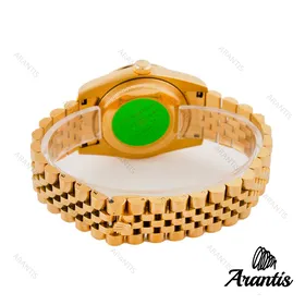 ساعت رولکس مردانه طلایی صفحه سفید m-0544