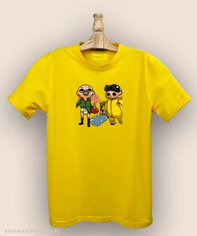 تیشرت مردانه و زنانه طرح بریکینگ بد شخصیت والتر وایت و جسی پینکمن کد 886