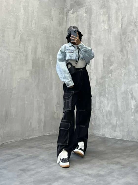 شلوار رودوخت 6 جیب