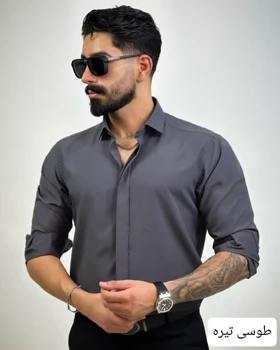 پیراهن پارچه ای ساده_کد4451