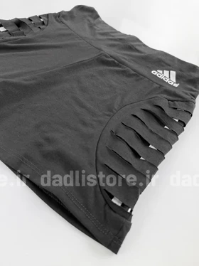شورتک ورزشی نخ پنبه کنار زاپ آدیداس Adidas