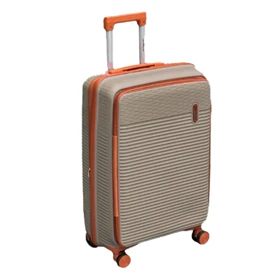 چمدان نشکن اسپید مدل SPEED-SPD213S SMALL سایز کوچک - قابلیت باز شدن در از جلو (خاکی)