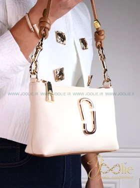 کیف دوشی زنانه مارک جیکوب کد K1449 (شیری)