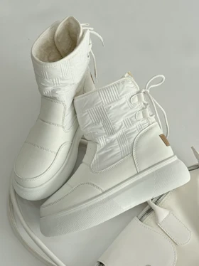 نیم بوت پشت بندی کاپشنی 2367