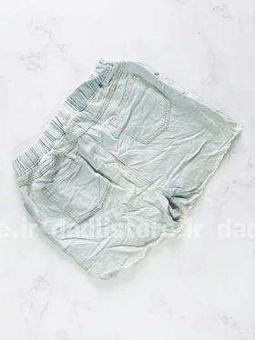 شورتک کوتاه جین گلدوزی