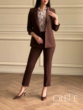 ست کت شلوار جلوجیب