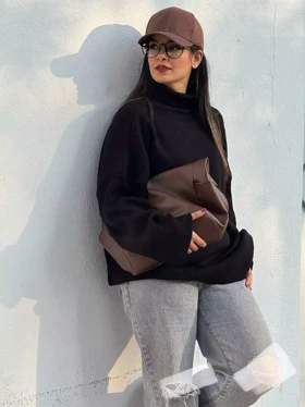 بافت یقه اسکی جورجینا