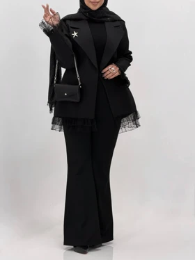 3834-کت مزونی روژین