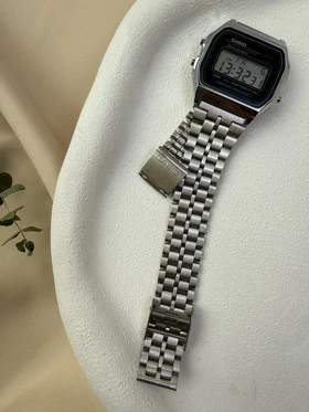 کاسیو نوستالژی نقره ای casio A159W