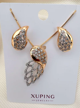 نیم ست طرح ققنوس ژوپینگ بدون زنجیر