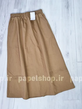 دامن جیب کراس کمرکش پایین طرح دار