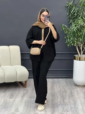 ست مانتو و شلوار فریال