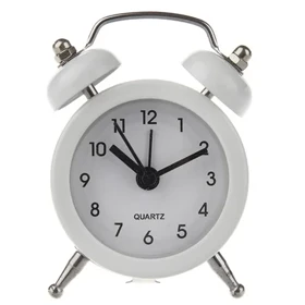 ساعت رومیزی زنگدار کلاسیک با صفحه ساده سایز کوچک