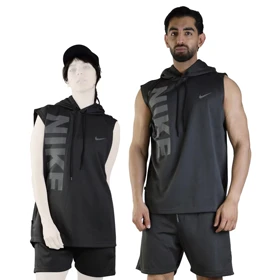 ست رکابی و شلوارک اسپرت نایک مدل HS-Dri Fit-A09 طوسی تیره