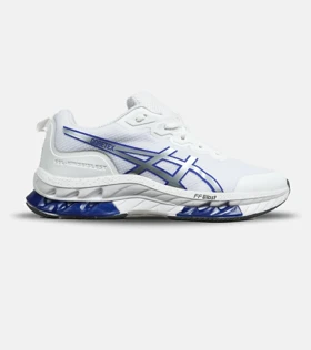 کفش کتانی مردانه سفید آبی ASICS GORETEX