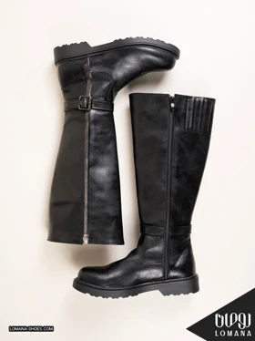 بوت بلند دوزیپ لومانا - کد 2612