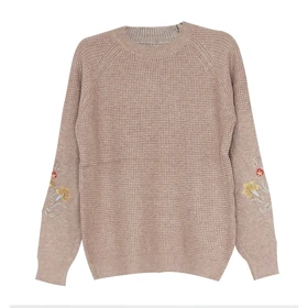 بلوز بافت زنانه گلدوزی شده وارداتی