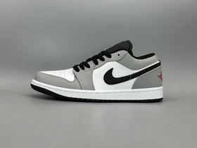 کتانی نایکی جردن1لو اسموک گری/Nike Air Jordan 1 low