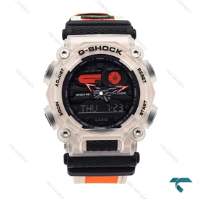 ساعت جیشاک GA900 کاسیو مردانه نارنجی مشکی Casio-6184-G