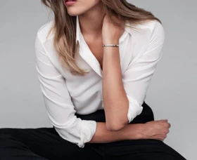 دستبند زنانه دنیل ولینگتون نقره ای Daniel-Bracelet-3465-L