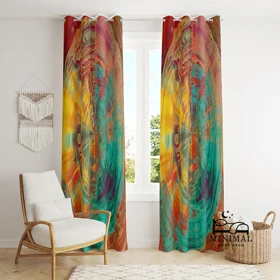 پرده اسپرت طرح پتینه مدل W4958