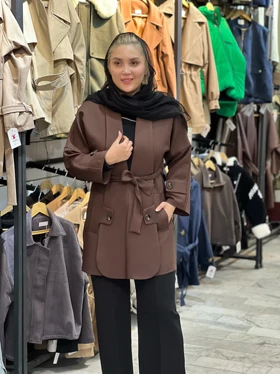 مانتو زنانه کجراه یقه آرشال