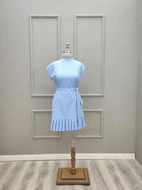 پیراهن کوتاه فری سایز نگین‌دار 2001