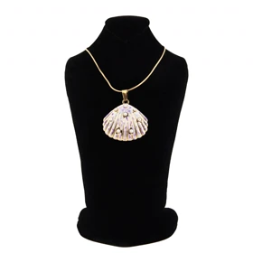 گردنبند زنانه طرح صدف