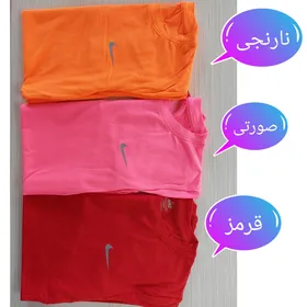 تیشرت نایک یقه گرد پشت تور زنانه