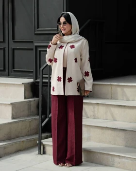 کت شلوار گلدوزی فیونا کد 2955