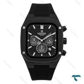 ساعت مچی نیوی فورس NF8037 مردانه سه موتوره فول مشکی NaviForce-7683-G