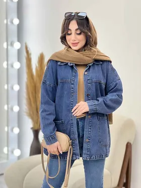 مانتو جین دو جیب فاریا