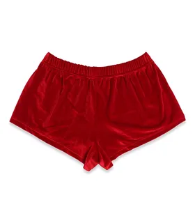 ست تاپ و شورتک مخمل Neev نیو کد 4605 قرمز Red