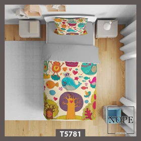 روتختی کودک طرح پترن حیوانات مدل T5781