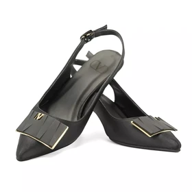 کفش مجلسی زنانه پاشنه‌دار 5 سانت مدل 400933 _ sandal valentino