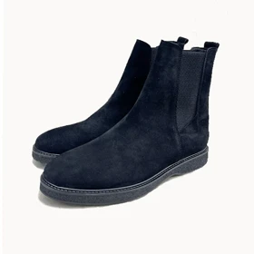 نیم بوت چرم اشبالت بغل کش ZARA