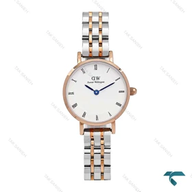 ساعت DW زنانه دورنگ رزگلد ایندکس یونانی مینی DW-5992-24-L