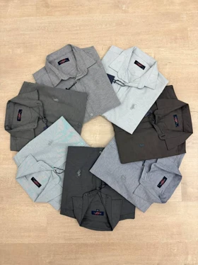 پیراهن ساده آستین بلند پنبه کد 2475