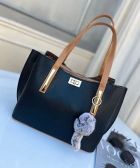 کیف بزرگ شرانگ جلو عروسکدار