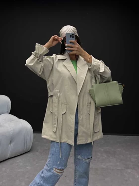 مانتو ZARA کمربندی