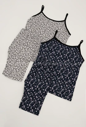 تاپ شلوارک طرح دارکد1005520