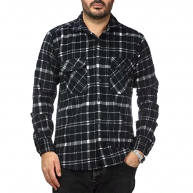 پیراهن آستین بلند پشمی مردانه مدل 6103895