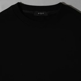 گری پلیور black basic sweatshirt