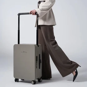 چمدان سایز متوسط رزمری مدل Rose Merry RL-601-2p-Medium_Gray