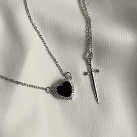 ست گردنبند قلب🖤