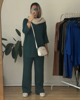 ست مانتو شلوار سلوا