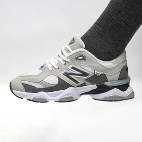 کفش و کتانی مردانه مدل نیوبالانس 9060 NEW BALANCE رنگ سفید طوسی کد 89255